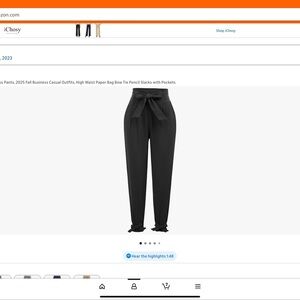 Grace Karin grey High Waist Trousers